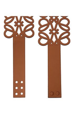 Женский кожаный пояс LOEWE коричневого цвета, арт. S540Y21L12 | Фото 3 (Аксессуары: Аксессуары; Кросс-КТ: Широкие)
