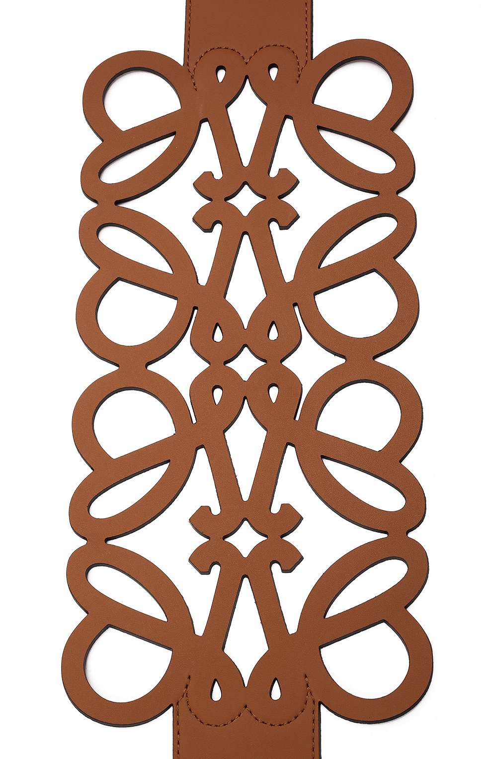 Женский кожаный пояс LOEWE коричневого цвета, арт. S540Y21L12 | Фото 4 (Аксессуары: Аксессуары; Кросс-КТ: Широкие)