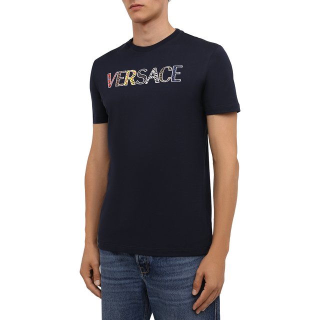 фото Хлопковая футболка versace