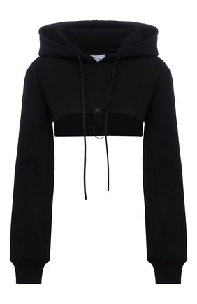 Женский хлопковое худи REDVALENTINO черного цвета по цене 22300 руб., арт. WR0MF08P/68G | Фото 1 Женский хлопковое худи REDVALENTINO черного цвета, арт. WR0MF08P/68G | Фото 1 (Материал внешний: Хлопок; Длина (для топов): Укороченные; Рукава: Длинные; Женское Кросс-КТ: Худи-одежда; Стили: Спорт-шик)