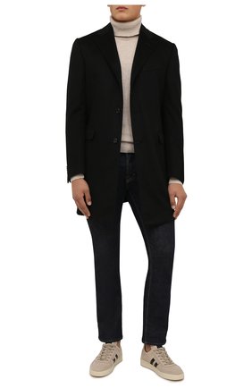 Мужской кашемировое пальто CORNELIANI черного цвета по цене 211500 руб., арт. 881403-1812098/00 | Фото 2 Мужской кашемировое пальто CORNELIANI черного цвета, арт. 881403-1812098/00 | Фото 2 (Материал подклада: Вискоза; Материал внешний: Шерсть, Кашемир; Мужское Кросс-КТ: пальто-верхняя одежда; Стили: Классический; Длина (верхняя одежда): До середины бедра; Рукава: Длинные)