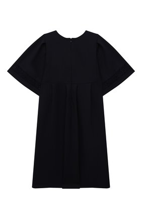Детское платье CHLOÉ темно-синего цвета по цене 16750 руб., арт. C12843 | Фото 2 Детское платье CHLOÉ темно-синего цвета, арт. C12843 | Фото 2 (Материал внешний: Синтетический материал, Хлопок; Девочки Кросс-КТ: Платье-одежда; Случай: Повседневный; Рукава: Короткие; Ростовка одежда: 10 - 11 лет | 140 - 146см, 12 лет | 152 см, 13 - 15 лет | 158 см, 4 года | 104 см, 5 лет | 110 см, 6 лет | 116 см, 8 лет | 128 см)