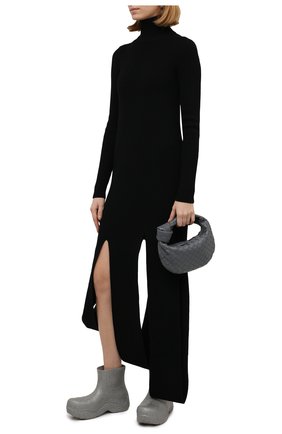 Женские сапоги bv puddle BOTTEGA VENETA серебряного цвета по цене 47350 руб., арт. 640045/V10Q0 | Фото 2 Женские сапоги bv puddle BOTTEGA VENETA серебряного цвета, арт. 640045/V10Q0 | Фото 2 (Материал внутренний: Текстиль, Натуральная кожа; Подошва: Платформа; Материал внешний: Экокожа; Каблук тип: Устойчивый; Женское Кросс-КТ: Без шнуровки-ботинки; Каблук высота: Средний)