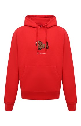 Мужской хлопковое худи JACQUEMUS красного цвета по цене 24400 руб., арт. 216JS201-2120 | Фото 1 Мужской хлопковое худи JACQUEMUS красного цвета, арт. 216JS201-2120 | Фото 1 (Материал внешний: Хлопок; Длина (для топов): Стандартные; Рукава: Длинные; Мужское Кросс-КТ: Худи-одежда; Принт: С принтом; Стили: Спорт-шик)