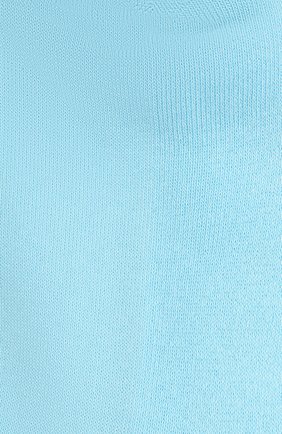 Мужские хлопковые носки JACQUEMUS бирюзового цвета по цене 3080 руб., арт. 216AC003-5000 | Фото 2 Мужские хлопковые носки JACQUEMUS бирюзового цвета, арт. 216AC003-5000 | Фото 2 (Материал внешний: Хлопок; Кросс-КТ: бельё)