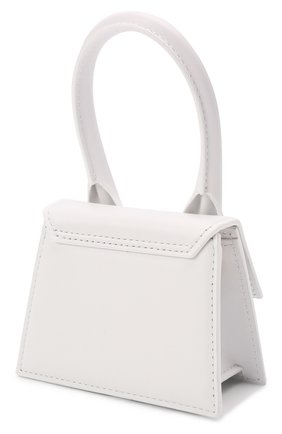 Женская сумка le chiquito mini JACQUEMUS белого цвета по цене 0 руб., арт. 213BA001-3000 | Фото 3 Женская сумка le chiquito mini JACQUEMUS белого цвета, арт. 213BA001-3000 | Фото 3 (Сумки-технические: Сумки top-handle; Материал: Натуральная кожа; Размер: mini; Ремень/цепочка: На ремешке)