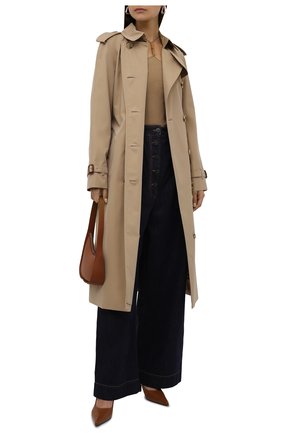 Женский хлопковый тренч waterloo BURBERRY бежевого цвета по цене 179000 руб., арт. 8045785 | Фото 2 Женский хлопковый тренч waterloo BURBERRY бежевого цвета, арт. 8045785 | Фото 2 (Длина (верхняя одежда): Длинные; Материал подклада: Хлопок; Материал внешний: Хлопок; Рукава: Длинные; Стили: Кэжуэл)
