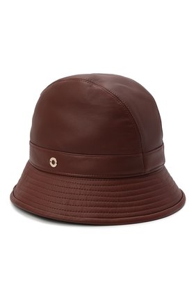 Женская кожаная панама LORO PIANA коричневого цвета по цене 99200 руб., арт. FAL7709 | Фото 1 Женская кожаная панама LORO PIANA коричневого цвета, арт. FAL7709 | Фото 1