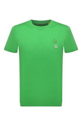 Мужская хлопковая футболка 2 moncler 1952 MONCLER GENIUS зеленого цвета по цене 20700 руб., арт. G2-092-8C000-05-829FB | Фото 1 Мужская хлопковая футболка 2 moncler 1952 MONCLER GENIUS зеленого цвета, арт. G2-092-8C000-05-829FB | Фото 1 (Рукава: Короткие; Материал внешний: Хлопок; Длина (для топов): Стандартные; Принт: Без принта; Стили: Гранж)