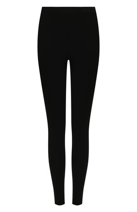 Женские леггинсы из вискозы VALENTINO черного цвета, арт. WB0MD03M6SR | Фото 1 (Длина (брюки, джинсы): Стандартные; Материал внешний: Вискоза; Стили: Кэжуэл; Женское Кросс-КТ: Леггинсы-одежда; Региональные ограничения белый список (Axapta Mercury): RU)
