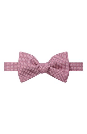 Мужской шелковый галстук-бабочка ETON розового цвета, арт. A000 33127 | Фото 1 (Материал: Шелк, Текстиль)