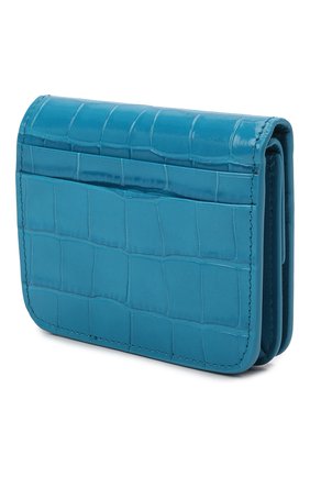 Женские кожаное портмоне BALENCIAGA синего цвета по цене 27950 руб., арт. 594216/1LRR3 | Фото 2 Женские кожаное портмоне BALENCIAGA синего цвета, арт. 594216/1LRR3 | Фото 2