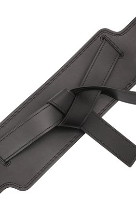 Женский кожаный пояс LOEWE черного цвета, арт. S818Y21L04 | Фото 4 (Кросс-КТ: Широкие)