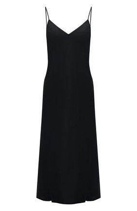 Женское платье из вискозы JIL SANDER темно-синего цвета по цене 76450 руб., арт. JSWT506606-WT381500 | Фото 1 Женское платье из вискозы JIL SANDER темно-синего цвета, арт. JSWT506606-WT381500 | Фото 1 (Материал внешний: Вискоза; Стили: Минимализм; Случай: Вечерний; Женское Кросс-КТ: Сарафаны; Длина Ж (юбки, платья, шорты): Миди)