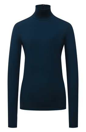 Женская водолазка из вискозы JIL SANDER бирюзового цвета по цене 37850 руб., арт. JSCT705011-WT397908 | Фото 1 Женская водолазка из вискозы JIL SANDER бирюзового цвета, арт. JSCT705011-WT397908 | Фото 1 (Материал внешний: Вискоза; Стили: Минимализм; Рукава: Длинные; Длина (для топов): Стандартные; Женское Кросс-КТ: Водолазка-одежда)