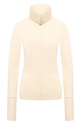 Женский топ из вискозы JIL SANDER светло-бежевого цвета по цене 43600 руб., арт. JSCT705010-WT397908 | Фото 1 Женский топ из вискозы JIL SANDER светло-бежевого цвета, арт. JSCT705010-WT397908 | Фото 1 (Материал внешний: Вискоза; Стили: Минимализм; Рукава: Длинные; Длина (для топов): Стандартные)
