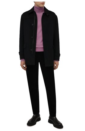 Мужские хлопковые брюки CORNELIANI черного цвета по цене 27300 руб., арт. 884L01-1818502/00 | Фото 2 Мужские хлопковые брюки CORNELIANI черного цвета, арт. 884L01-1818502/00 | Фото 2 (Материал внешний: Хлопок; Случай: Повседневный; Стили: Кэжуэл; Длина (брюки, джинсы): Стандартные)