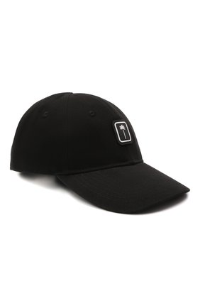 Мужской хлопковая бейсболка PALM ANGELS черного цвета по цене 14900 руб., арт. PMLB049F21FAB0021001 | Фото 1 Мужской хлопковая бейсболка PALM ANGELS черного цвета, арт. PMLB049F21FAB0021001 | Фото 1 (Материал: Текстиль, Хлопок)