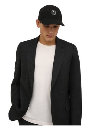Мужской хлопковая бейсболка PALM ANGELS черного цвета по цене 14900 руб., арт. PMLB049F21FAB0021001 | Фото 2 Мужской хлопковая бейсболка PALM ANGELS черного цвета, арт. PMLB049F21FAB0021001 | Фото 2 (Материал: Текстиль, Хлопок)