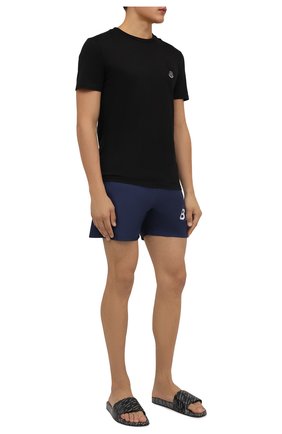 Мужские шлепанцы VERSACE темно-серого цвета по цене 42450 руб., арт. DSU6516/1A01736 | Фото 2 Мужские шлепанцы VERSACE темно-серого цвета, арт. DSU6516/1A01736 | Фото 2 (Материал внешний: Резина)