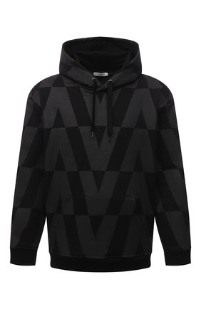 Мужской хлопковое худи VALENTINO черного цвета по цене 93500 руб., арт. WV0MF18I7SU | Фото 1 Мужской хлопковое худи VALENTINO черного цвета, арт. WV0MF18I7SU | Фото 1 (Материал внешний: Хлопок; Длина (для топов): Стандартные; Рукава: Длинные; Мужское Кросс-КТ: Худи-одежда; Принт: С принтом; Стили: Спорт-шик)