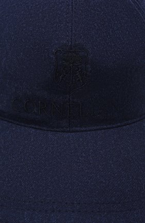 Мужской шерстяная бейсболка CORNELIANI синего цвета по цене 20650 руб., арт. 880332-1829207/00 | Фото 4 Мужской шерстяная бейсболка CORNELIANI синего цвета, арт. 880332-1829207/00 | Фото 4 (Материал: Шерсть)