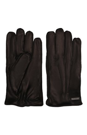 Мужские кожаные перчатки CORNELIANI черного цвета по цене 20900 руб., арт. 88Q318-1820590/00 | Фото 3 Мужские кожаные перчатки CORNELIANI черного цвета, арт. 88Q318-1820590/00 | Фото 3 (Мужское Кросс-КТ: Кожа и замша)