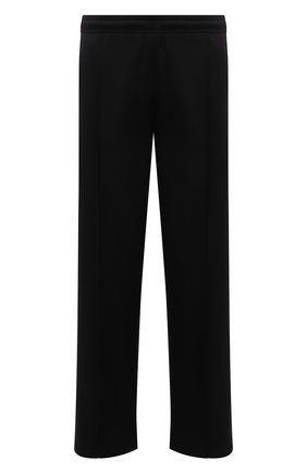 Мужские брюки MARCELO BURLON черного цвета, арт. CMCJ001F21JER002 | Фото 1 (Длина (брюки, джинсы): Стандартные; Материал внешний: Синтетический материал; Случай: Повседневный; Стили: Спорт-шик)
