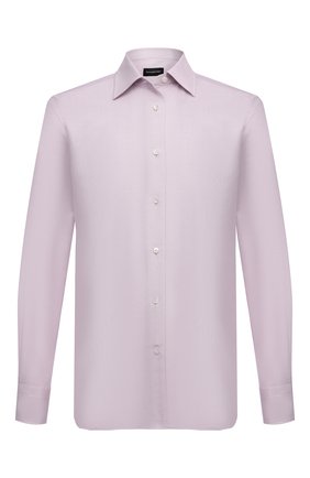 Мужская хлопковая сорочка ERMENEGILDO ZEGNA розового цвета по цене 28700 руб., арт. 201303/9MS0PA | Фото 1 Мужская хлопковая сорочка ERMENEGILDO ZEGNA розового цвета, арт. 201303/9MS0PA | Фото 1 (Материал внешний: Хлопок; Случай: Формальный; Рукава: Длинные; Принт: Однотонные; Рубашки М: Regular Fit; Манжеты: На пуговицах; Стили: Классический; Воротник: Кент; Длина (для топов): Стандартные)