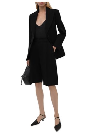 Женский шерстяной жакет ALEXANDER MCQUEEN черного цвета по цене 218500 руб., арт. 677630/QJACA | Фото 2 Женский шерстяной жакет ALEXANDER MCQUEEN черного цвета, арт. 677630/QJACA | Фото 2 (Материал подклада: Купро; Длина (для топов): Стандартные; Рукава: Длинные; Материал внешний: Шерсть; Стили: Гламурный; Случай: Повседневный; Женское Кросс-КТ: Жакет-одежда; 1-2-бортные: Однобортные)