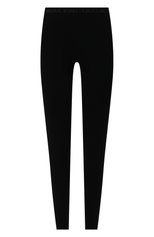 Женские леггинсы BALENCIAGA черного цвета, арт. 675367/T5159 | Фото 1 (Женское Кросс-КТ: Леггинсы-одежда; Длина (брюки, джинсы): Стандартные;  Материал внешний: Синтетический материал; Стили: Спорт-шик)