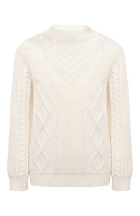 Женский свитер REDVALENTINO кремвого цвета по цене 52400 руб., арт. WR0KC09R/676 | Фото 1 Женский свитер REDVALENTINO кремвого цвета, арт. WR0KC09R/676 | Фото 1 (Рукава: Длинные; Материал внешний: Синтетический материал; Длина (для топов): Стандартные; Стили: Романтичный; Женское Кросс-КТ: Свитер-одежда)