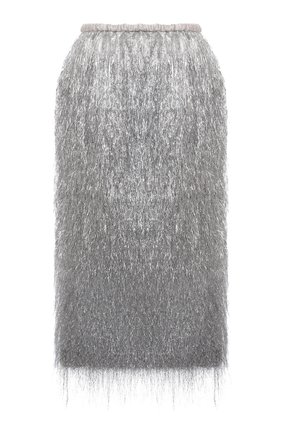 Женская юбка DRIES VAN NOTEN серебряного цвета по цене 99500 руб., арт. 212-010845-3176 | Фото 1 Женская юбка DRIES VAN NOTEN серебряного цвета, арт. 212-010845-3176 | Фото 1 (Материал внешний: Металлизированное волокно; Материал подклада: Шелк; Стили: Гламурный; Женское Кросс-КТ: Юбка-одежда; Длина Ж (юбки, платья, шорты): До колена)