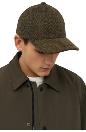 Мужской шерстяная бейсболка RALPH LAUREN хаки цвета по цене 20850 руб., арт. 790850571 | Фото 2 Мужской шерстяная бейсболка RALPH LAUREN хаки цвета, арт. 790850571 | Фото 2 (Материал: Шерсть)