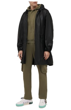Мужские комбинированные кеды vulcanized OFF-WHITE белого цвета по цене 23950 руб., арт. 0MIA085F21LEA0050109 | Фото 2 Мужские комбинированные кеды vulcanized OFF-WHITE белого цвета, арт. 0MIA085F21LEA0050109 | Фото 2 (Материал внешний: Текстиль, Кожа; Подошва: Массивная; Материал внутренний: Текстиль)