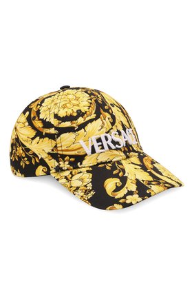 Мужской хлопковая бейсболка VERSACE желтого цвета по цене 45300 руб., арт. 1001590/1A01281 | Фото 1 Мужской хлопковая бейсболка VERSACE желтого цвета, арт. 1001590/1A01281 | Фото 1 (Материал: Текстиль, Хлопок)