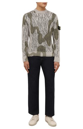 Мужской свитер STONE ISLAND хаки цвета по цене 36550 руб., арт. 7515575D5 | Фото 2 Мужской свитер STONE ISLAND хаки цвета, арт. 7515575D5 | Фото 2 (Материал внешний: Шерсть, Хлопок; Рукава: Длинные; Длина (для топов): Стандартные; Мужское Кросс-КТ: Свитер-одежда; Принт: С принтом; Стили: Кэжуэл)