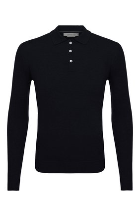 Мужское шерстяное поло CORNELIANI темно-синего цвета по цене 25250 руб., арт. 88M507-1825100/00 | Фото 1 Мужское шерстяное поло CORNELIANI темно-синего цвета, арт. 88M507-1825100/00 | Фото 1 (Материал внешний: Шерсть; Застежка: Пуговицы; Рукава: Длинные; Длина (для топов): Стандартные; Кросс-КТ: Трикотаж; Стили: Кэжуэл)