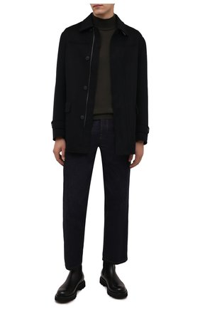 Мужской шерстяная водолазка CORNELIANI хаки цвета по цене 20650 руб., арт. 88M503-1825100/00 | Фото 2 Мужской шерстяная водолазка CORNELIANI хаки цвета, арт. 88M503-1825100/00 | Фото 2 (Материал внешний: Шерсть; Мужское Кросс-КТ: Водолазка-одежда; Принт: Без принта; Стили: Кэжуэл; Длина (для топов): Стандартные; Рукава: Длинные)