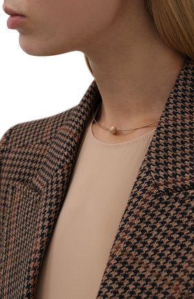 Женское колье BRUNELLO CUCINELLI золотого цвета по цене 89950 руб., арт. MC0W9LA30 | Фото 2 Женское колье BRUNELLO CUCINELLI золотого цвета, арт. MC0W9LA30 | Фото 2 (Материал: Серебро)