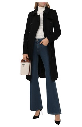 Женский кашемировый тренч kensington BURBERRY черного цвета по цене 245000 руб., арт. 8036376 | Фото 2 Женский кашемировый тренч kensington BURBERRY черного цвета, арт. 8036376 | Фото 2 (Материал подклада: Вискоза, Синтетический материал; Материал внешний: Кашемир, Шерсть; Длина (верхняя одежда): До колена; Рукава: Длинные; Стили: Кэжуэл)