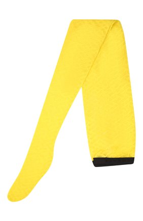 Женские колготки VERSACE желтого цвета, арт. 1001545/1A01647 | Фото 1 (Материал внешний: Синтетический материал)