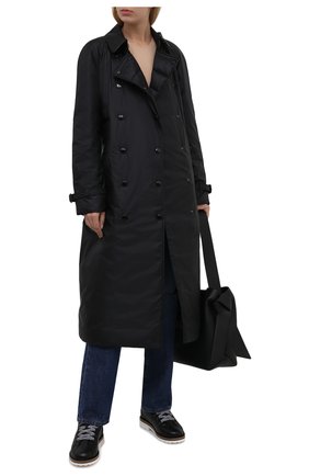 Женские кожаные ботинки KITON черного цвета по цене 128500 руб., арт. DSSMTZN00126 | Фото 2 Женские кожаные ботинки KITON черного цвета, арт. DSSMTZN00126 | Фото 2 (Каблук высота: Низкий; Подошва: Платформа; Материал утеплителя: Натуральный мех; Женское Кросс-КТ: Хайкеры-ботинки, Зимние ботинки)