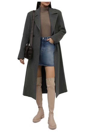 Женские кожаные ботфорты GIANVITO ROSSI кремвого цвета по цене 99500 руб., арт. G80576.20G0M.ENSM0US | Фото 2 Женские кожаные ботфорты GIANVITO ROSSI кремвого цвета, арт. G80576.20G0M.ENSM0US | Фото 2 (Материал внутренний: Натуральная кожа; Высота голенища: Высокие; Каблук высота: Низкий; Подошва: Платформа; Каблук тип: Устойчивый)