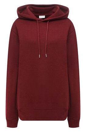 Женский хлопковое худи DRIES VAN NOTEN бордового цвета по цене 27400 руб., арт. 212-011108-3608 | Фото 1 Женский хлопковое худи DRIES VAN NOTEN бордового цвета, арт. 212-011108-3608 | Фото 1 (Материал внешний: Хлопок; Длина (для топов): Стандартные; Рукава: Длинные; Женское Кросс-КТ: Худи-одежда; Стили: Спорт-шик)