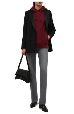 Женский хлопковое худи DRIES VAN NOTEN бордового цвета по цене 27400 руб., арт. 212-011108-3608 | Фото 2 Женский хлопковое худи DRIES VAN NOTEN бордового цвета, арт. 212-011108-3608 | Фото 2 (Материал внешний: Хлопок; Длина (для топов): Стандартные; Рукава: Длинные; Женское Кросс-КТ: Худи-одежда; Стили: Спорт-шик)