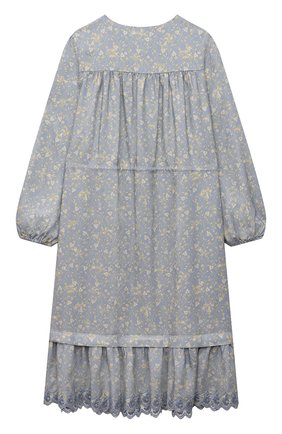 Детское платье из вискозы CHLOÉ голубого цвета по цене 32300 руб., арт. C12849 | Фото 2 Детское платье из вискозы CHLOÉ голубого цвета, арт. C12849 | Фото 2 (Материал внешний: Вискоза; Рукава: Длинные; Девочки Кросс-КТ: Платье-одежда; Случай: Повседневный; Ростовка одежда: 10 - 11 лет | 140 - 146см, 12 лет | 152 см, 13 - 15 лет | 158 см, 4 года | 104 см, 6 лет | 116 см, 8 лет | 128 см)