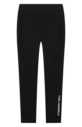 Детские леггинсы из вискозы KARL LAGERFELD KIDS черного цвета по цене 10600 руб., арт. Z14164 | Фото 1 Детские леггинсы из вискозы KARL LAGERFELD KIDS черного цвета, арт. Z14164 | Фото 1 (Материал внешний: Вискоза; Случай: Повседневный; Девочки Кросс-КТ: Леггинсы-одежда; Ростовка одежда: 9 лет | 134 см, 12 лет | 152 см, 13 - 15 лет | 158 см, 16 лет | 164 см, 5 лет | 110 см, 7 лет | 122 см)