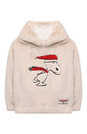 Детский худи MARC JACOBS (THE) кремвого цвета по цене 12550 руб., арт. W15569 | Фото 1 Детский худи MARC JACOBS (THE) кремвого цвета, арт. W15569 | Фото 1 (Материал подклада: Хлопок; Материал внешний: Синтетический материал; Рукава: Длинные; Девочки Кросс-КТ: Толстовка-одежда; Ростовка одежда: 9 лет | 134 см, 12 лет | 152 см, 2 года | 92 см, 3 года | 98 см, 4 года | 104 см, 5 лет | 110 см, 7 лет | 122 см)