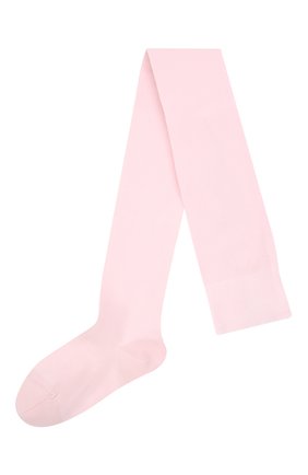 Детские хлопковые колготки FALKE светло-розового цвета, арт. 13598. | Фото 1 (Материал: Хлопок, Текстиль)